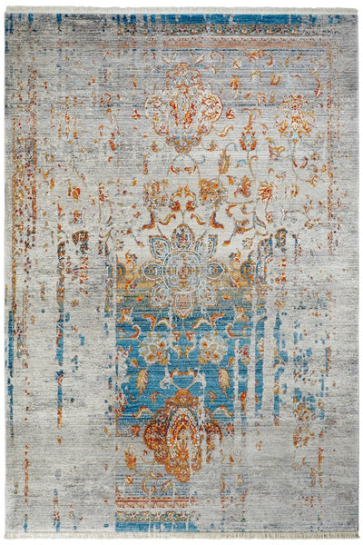 Sultan´s Spirit Blau 453 - Teppich Glanz