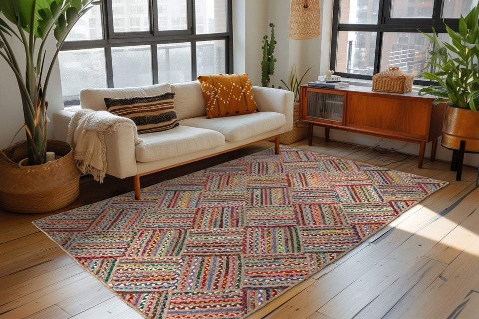 Azure Bunt 330 - Teppich Glanz