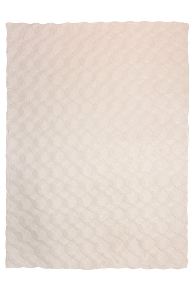 Diamand Pattern Cream - Teppich Glanz