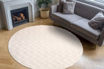 Diamand Pattern Cream - Teppich Glanz