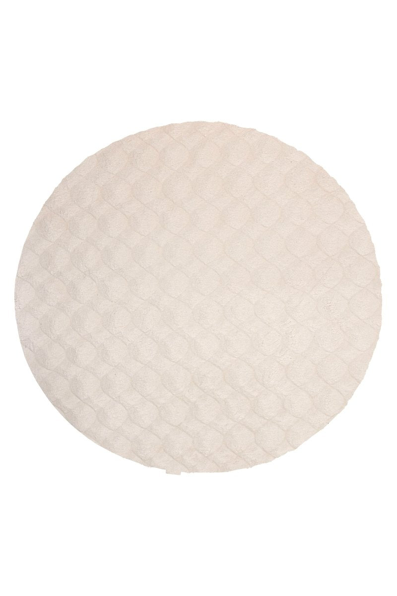 Diamand Pattern Cream - Teppich Glanz