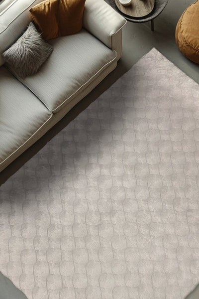 Diamand Pattern Grau - Teppich Glanz