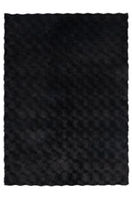 Diamand Pattern Schwarz - Teppich Glanz