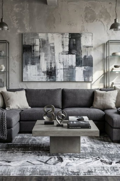 Gentle Side Grau 131 - Teppich Glanz