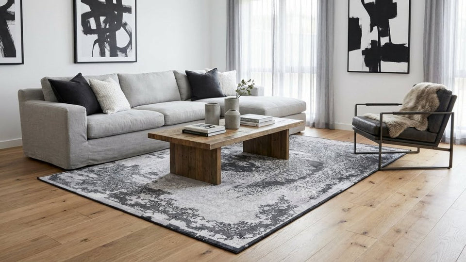 Gentle Side Grau 134 - Teppich Glanz