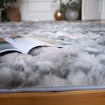 Hidden Harmony Grau - Teppich Glanz