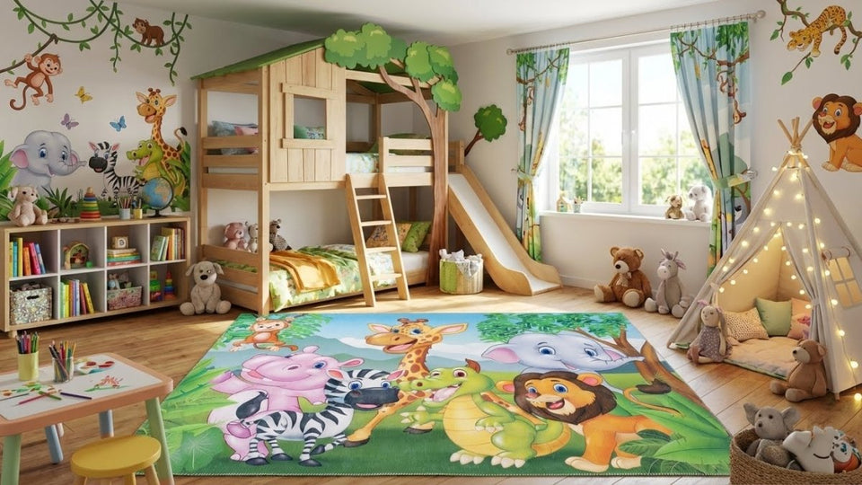 Loom kids Jungle - Teppich Glanz