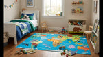 Loom kids World Map - Teppich Glanz