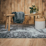 Lunaro Anthrazit 280 - Teppich Glanz