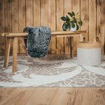 Lunaro Graubraun 280 - Teppich Glanz