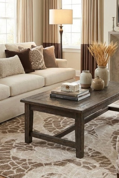 Lunaro Graubraun 280 - Teppich Glanz