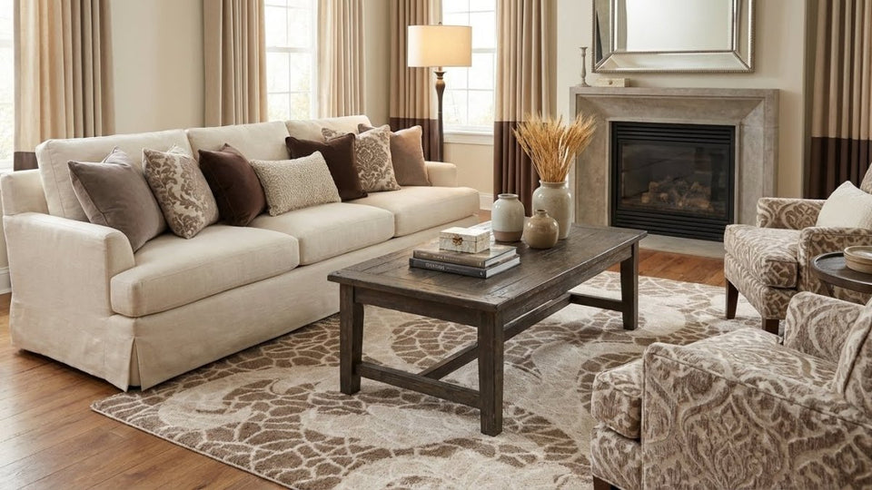 Lunaro Graubraun 280 - Teppich Glanz