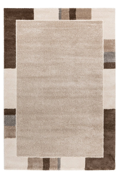 Lunaro Graubraun 281 - Teppich Glanz