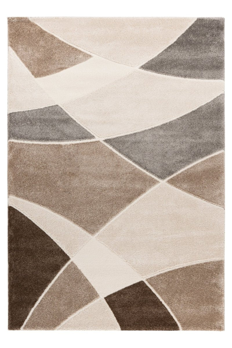 Lunaro Graubraun 282 - Teppich Glanz