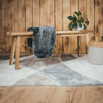 Lunaro Graubraun 282 - Teppich Glanz