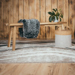 Lunaro Graubraun 283 - Teppich Glanz