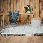 Lunaro Graubraun 284 - Teppich Glanz