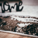 Lunaro Graubraun 284 - Teppich Glanz