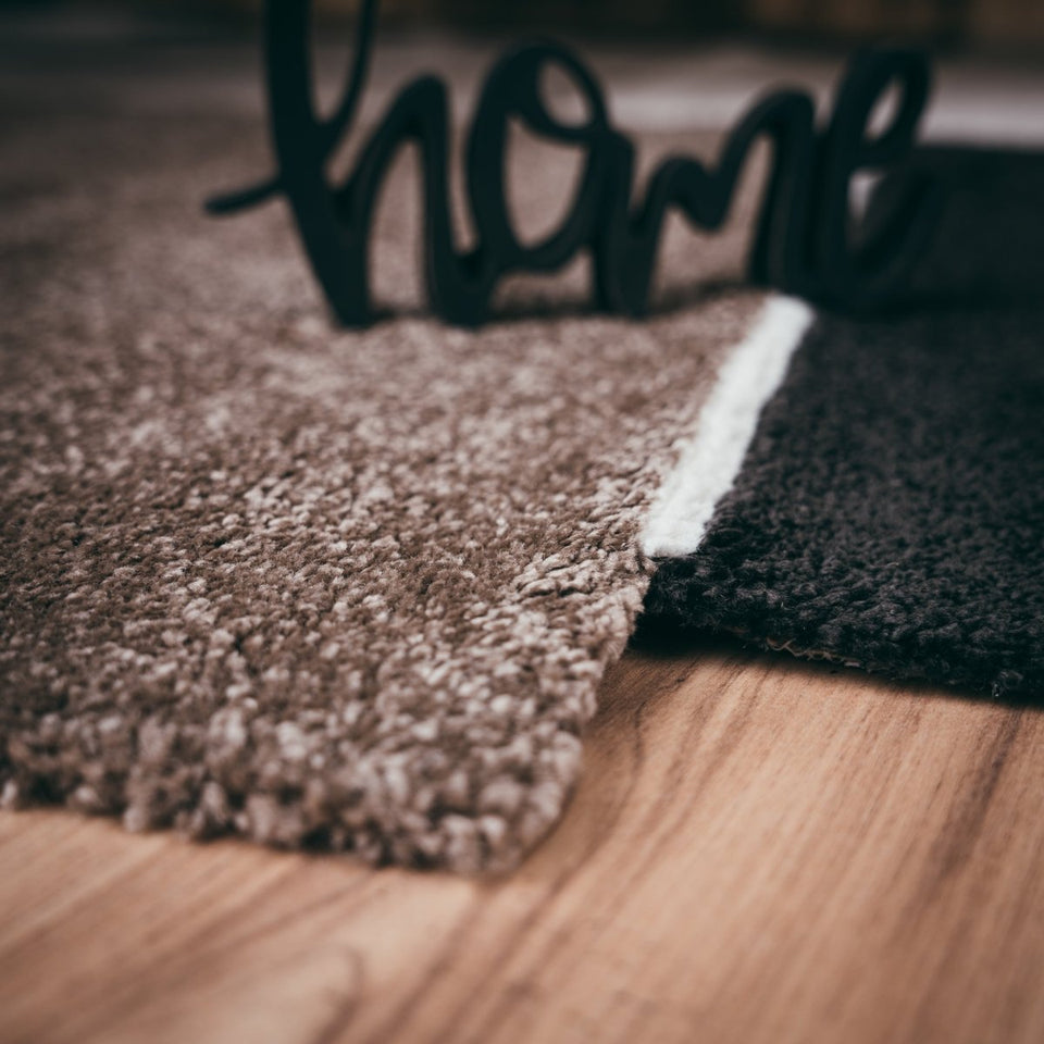 Lunaro Graubraun 285 - Teppich Glanz