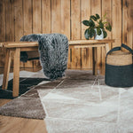 Lunaro Graubraun 287 - Teppich Glanz