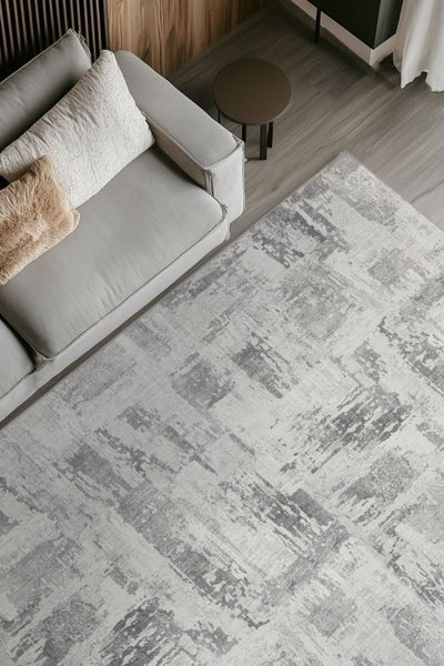 Moderna Grau 103 - Teppich Glanz