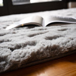 Morning Dew Silber - Teppich Glanz