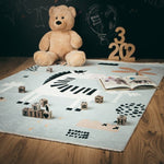 Naya Zebra 624 - Teppich Glanz