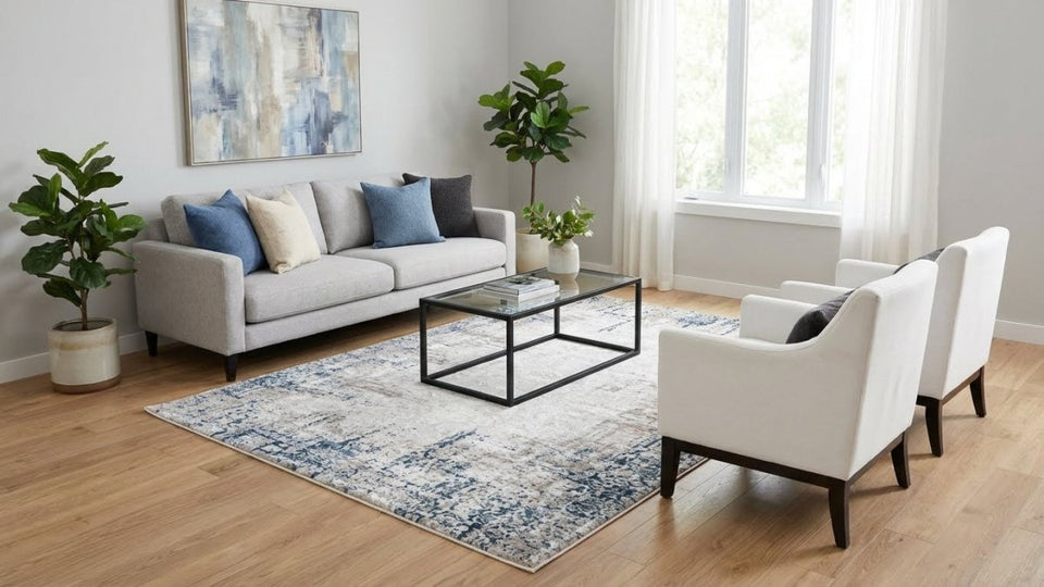 Nexora Aqua 120 - Teppich Glanz