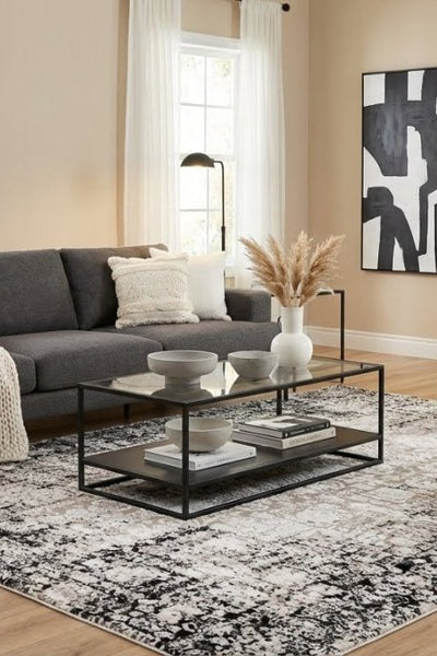 Nexora Grau 120 - Teppich Glanz