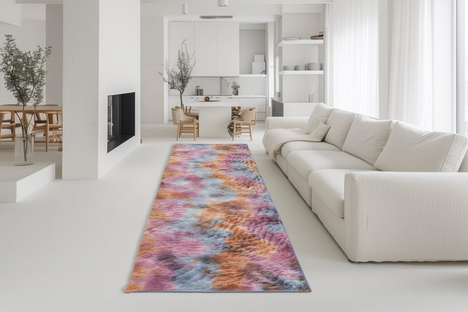 Rainbow Fusion Bunt - Teppich Glanz
