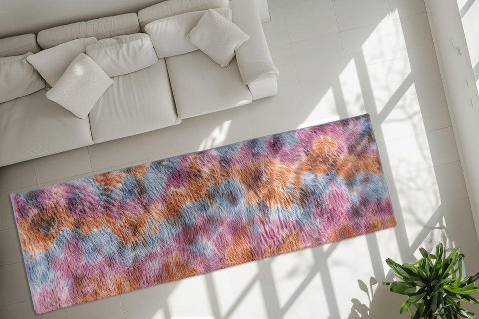 Rainbow Fusion Bunt - Teppich Glanz