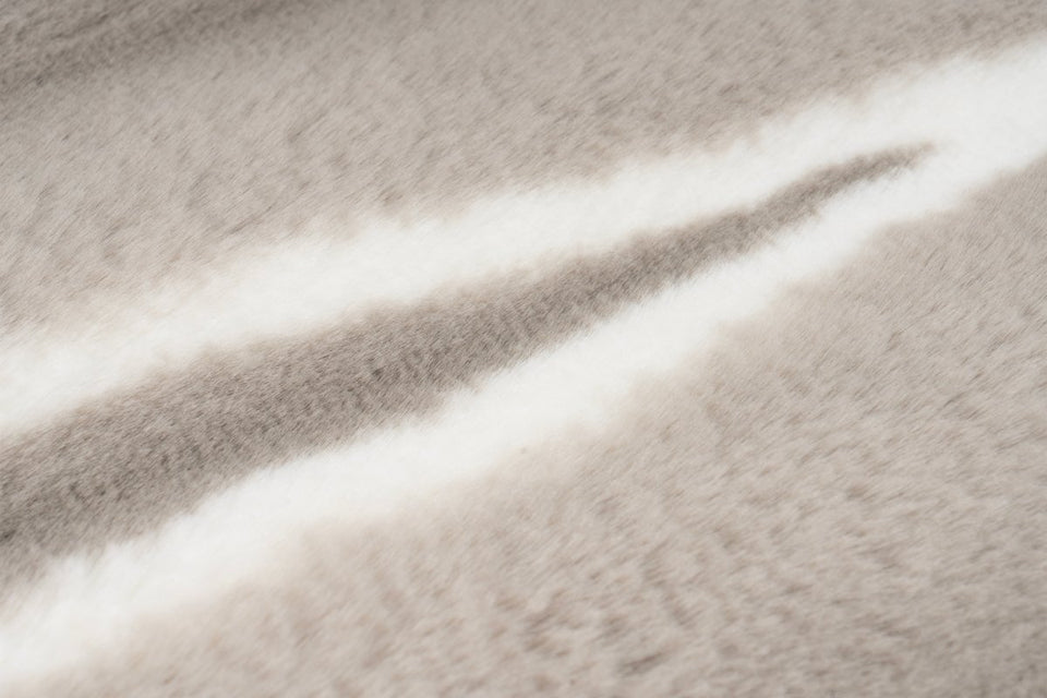 Ripple Touch Graubraun - Teppich Glanz