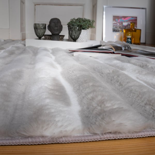 Ripple Touch Silber - Teppich Glanz