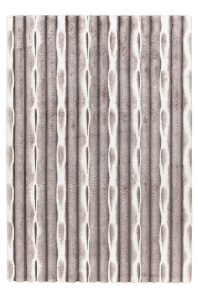 Ripple Touch Silber - Teppich Glanz