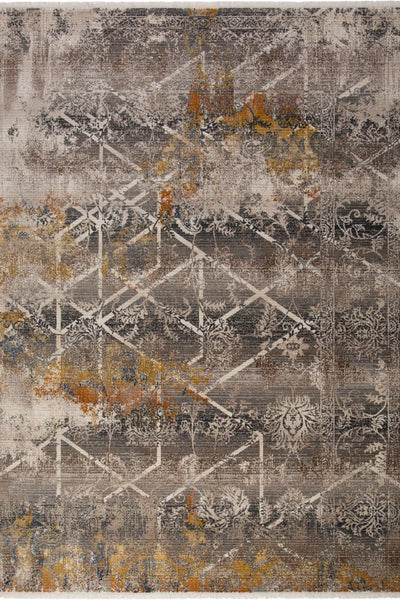 Royal Mosaic Graubraun 351 - Teppich Glanz