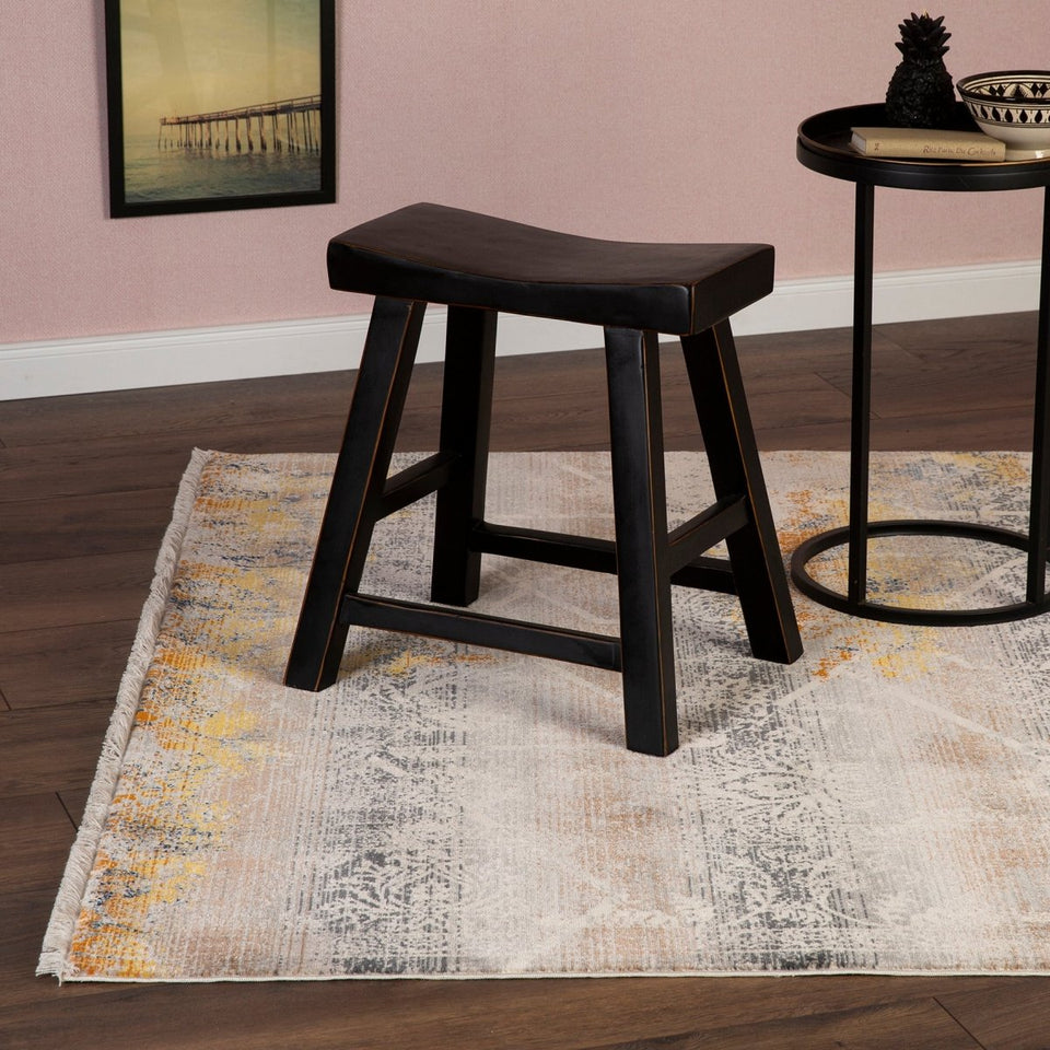 Royal Mosaic Graubraun 351 - Teppich Glanz