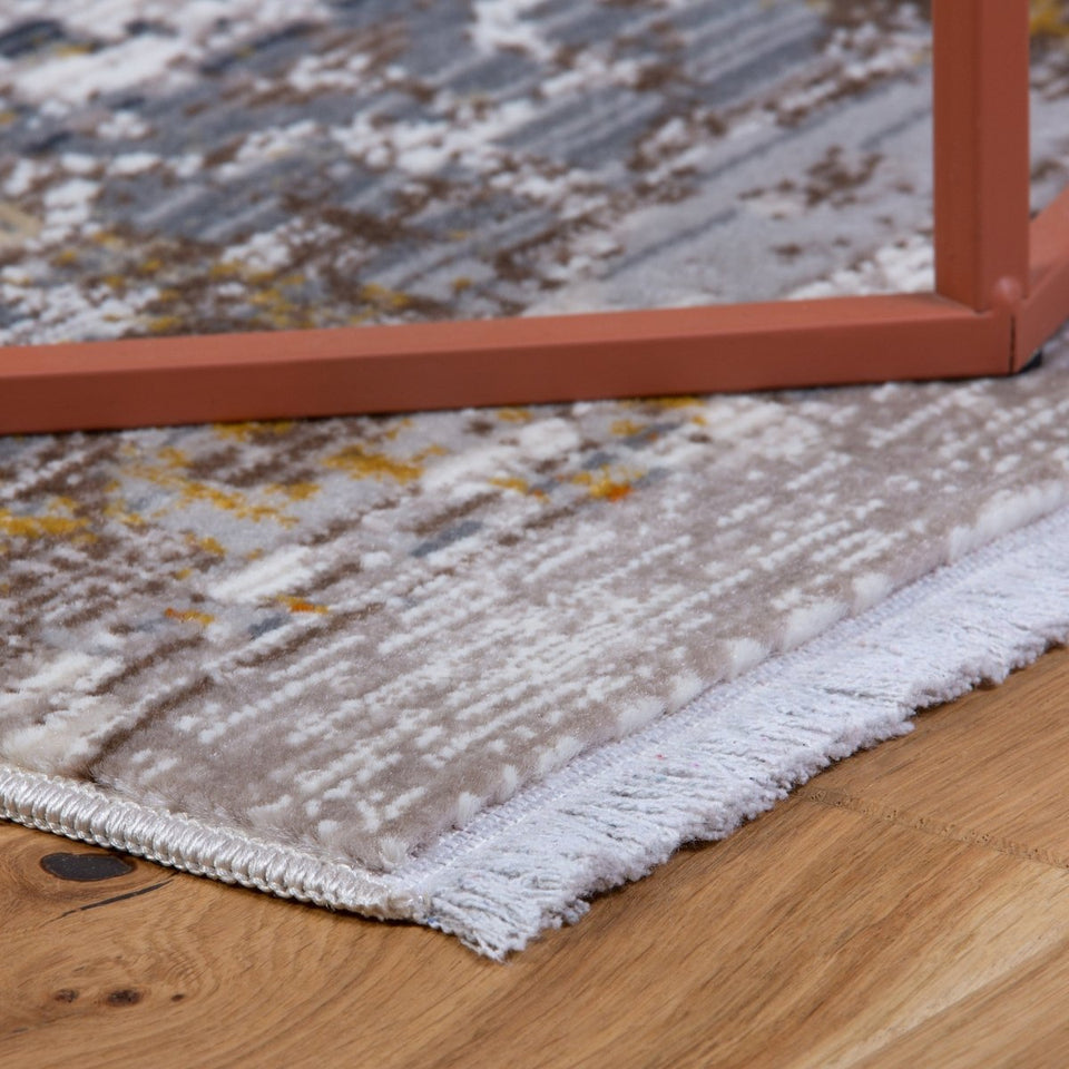 Royal Mosaic Graubraun 357 - Teppich Glanz