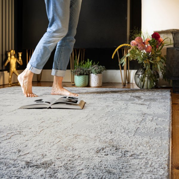 Sahara Light Grau 341 - Teppich Glanz