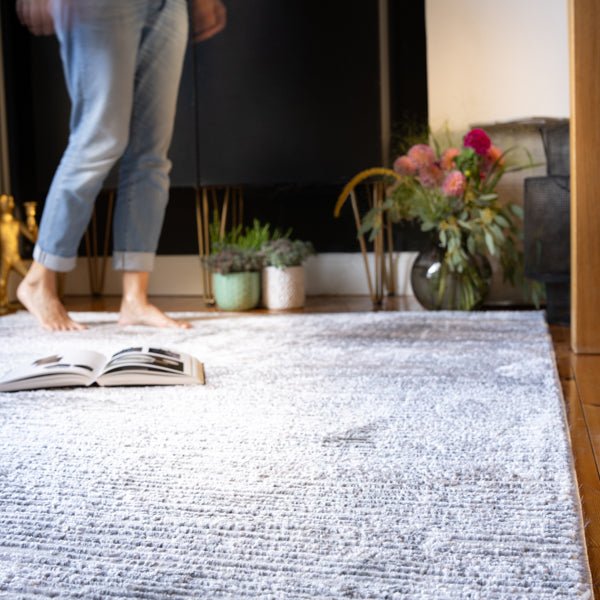 Sahara Light Grau 343 - Teppich Glanz