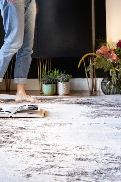 Sahara Light Graubraun 340 - Teppich Glanz