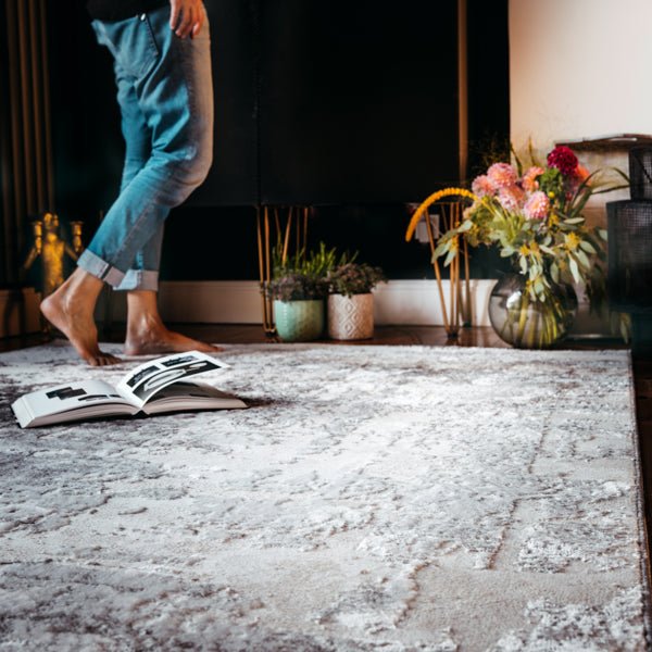 Sahara Light Graubraun 341 - Teppich Glanz