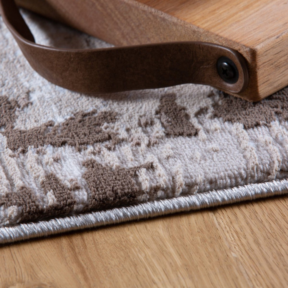 Shadow Moon Beige 912 - Teppich Glanz