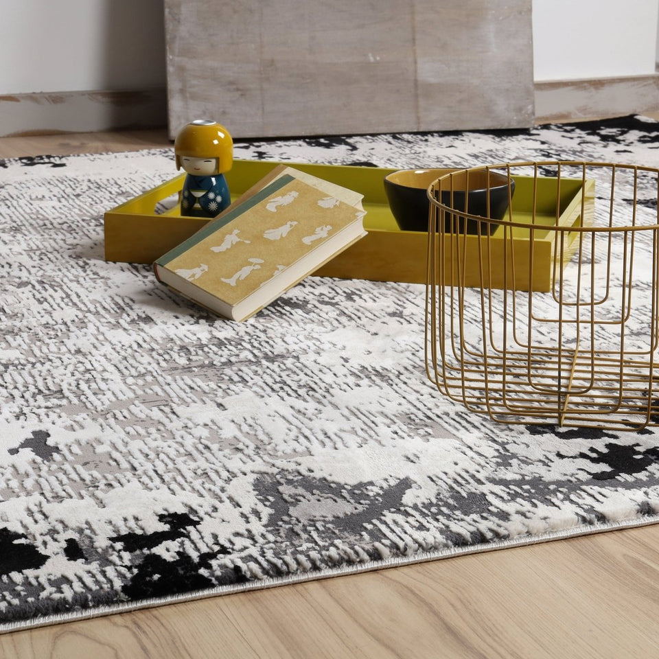 Shadow Moon Grau 912 - Teppich Glanz