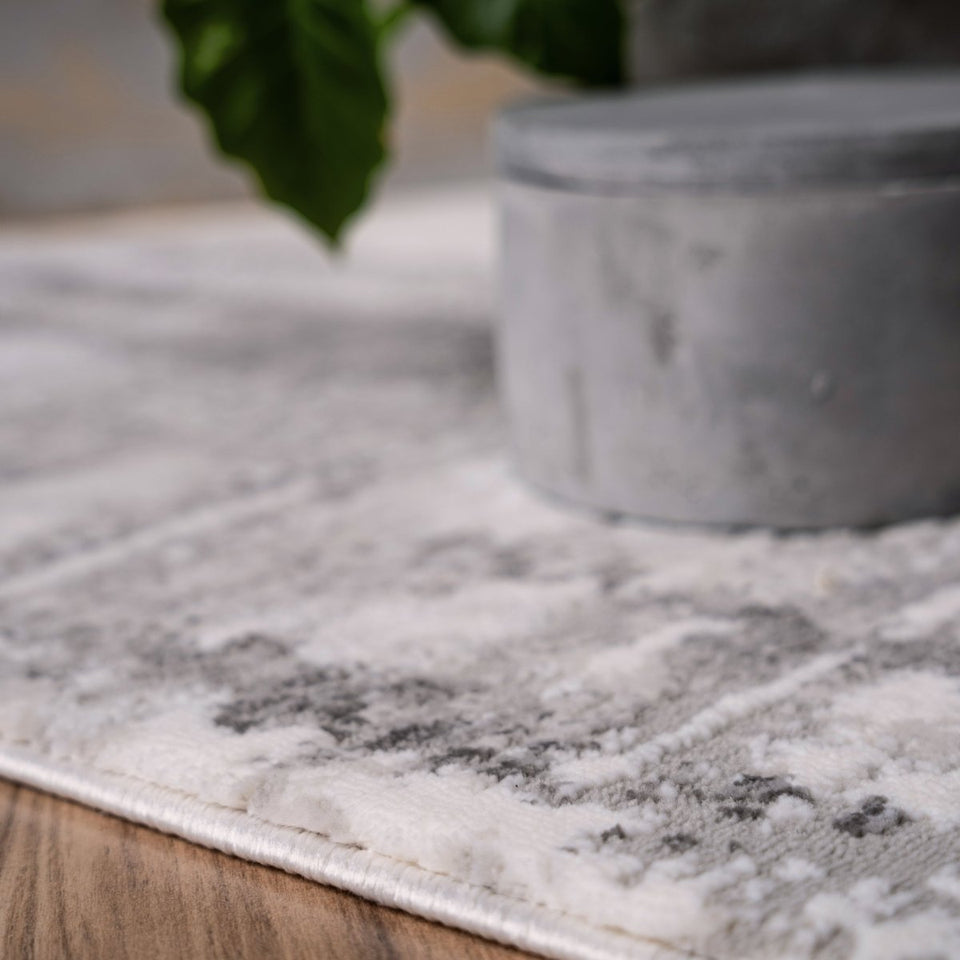 Shadow Moon Graubraun 917 - Teppich Glanz