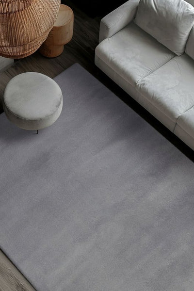 Silent Grau 600 - Teppich Glanz
