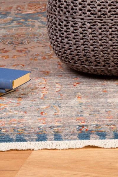 Sultan´s Spirit Blau 453 - Teppich Glanz