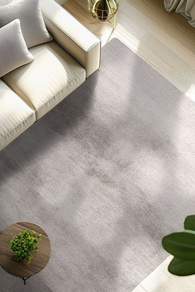 Timeless Polar Grau 500 - Teppich Glanz